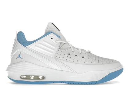 Jordan Max Aura 5 White University Blue - authentic Jordan sneakers