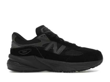 New Balance 990v6 Triple Black (GS) - authentic New Balance sneakers