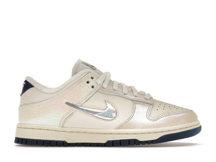 Nike Dunk Low Metallic Jewel Swoosh Sail (Women's) - authentic Nike sneakers