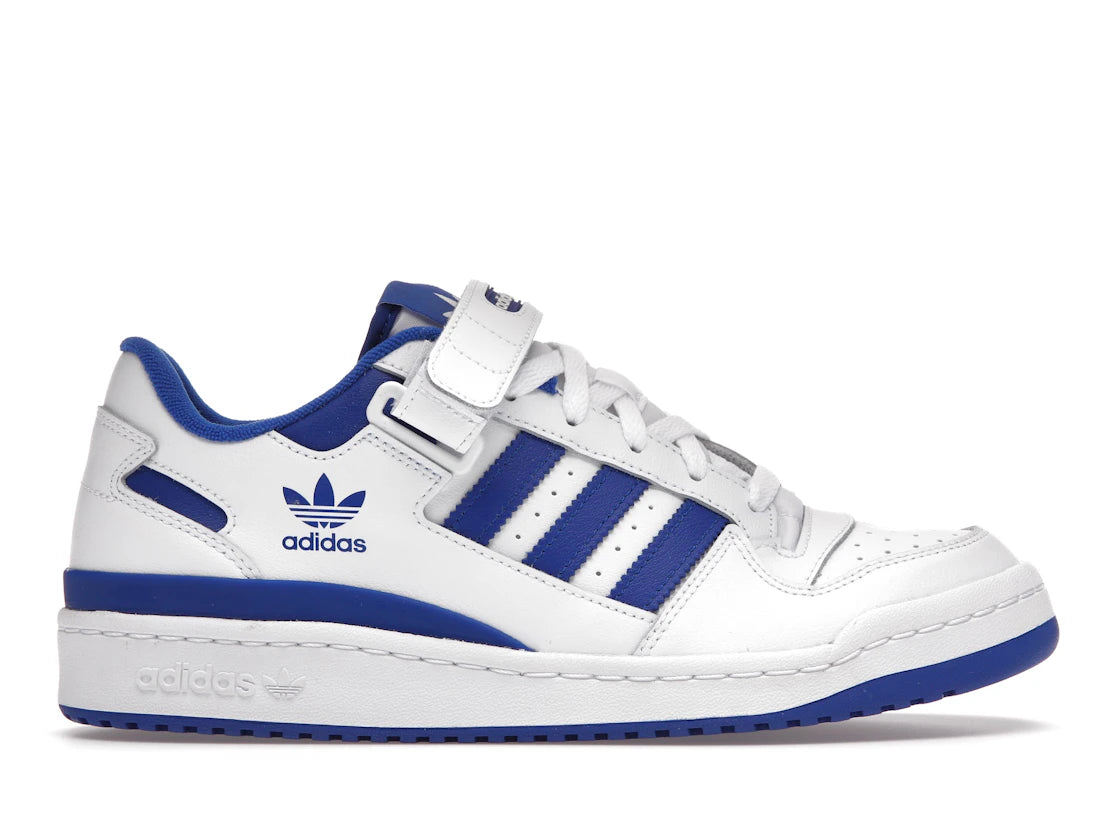 adidas Forum Low White Royal Blue - vue 360