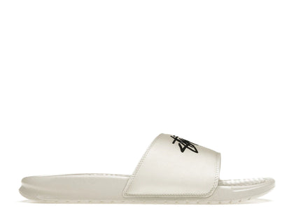 Nike Benassi Stussy Cream - authentic Nike sneakers