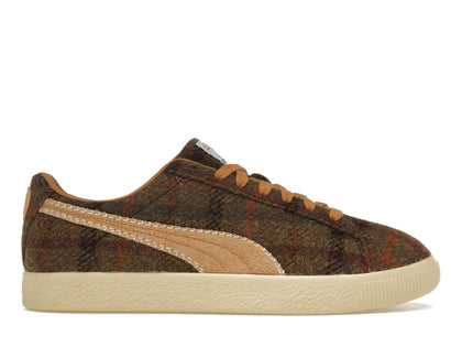 Puma Clyde Harris Tweed Chamomile Caramel Latte - authentic Puma sneakers