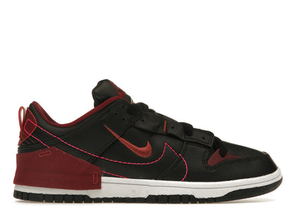 Nike Dunk Low Disrupt 2 Black Dark Beetroot (Women's) - authentic Nike sneakers