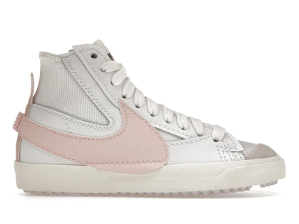 Nike Blazer Mid 77 Jumbo White Atmosphere Pink (Women's) - authentic Nike sneakers