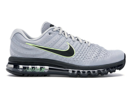 Nike Air Max 2017 Wolf Grey Black Volt - authentic Nike sneakers