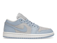 Jordan 1 Low Football Grau Aluminium (Damen)