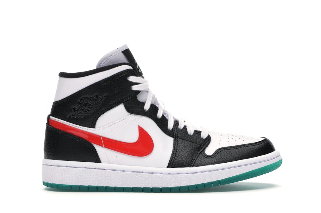 Jordan 1 Mid Alternate Swooshes Red Yellow (Women's)