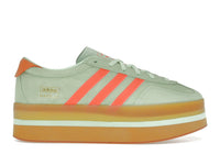 adidas Gazelle Stack Semi Green Spark Solar Orange Gum (Women's)