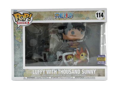 Funko Pop! Rides One Piece Luffy with Thousand Sunny 2022 Winter Convention Exclusive Figure #114