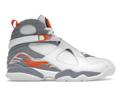 Jordan 8 Retro Orange White - authentic Jordan sneakers