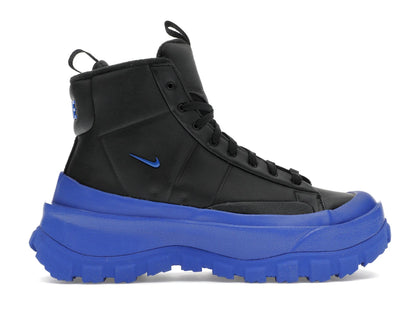 Nike Blazer Roam Mid Black Racer Blue (Women's) - authentic Nike sneakers