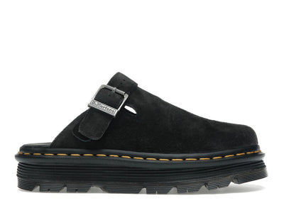 Dr. Martens Zebzag Suede Slingback Platform Mule Black