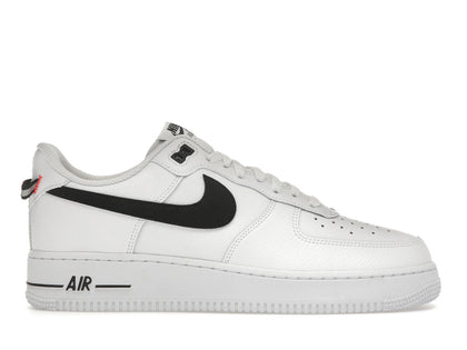 Nike Air Force 1 Low '07 LV8 White Black Bright Crimson - authentic Nike sneakers