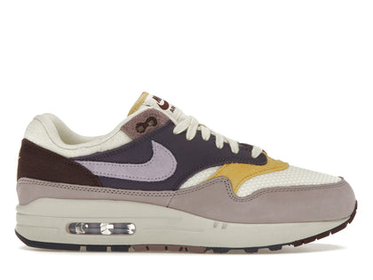 Nike Air Max 1 Dark Raisin Hydrangeas (Women's) - authentic Nike sneakers