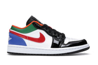 Jordan 1 Low Multi-Color Black Toe (Women's)