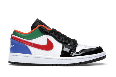 Jordan 1 Low Multi-Color Black Toe (Women's)