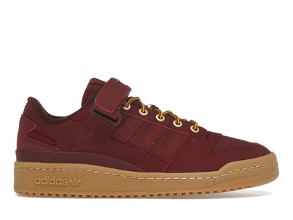 adidas Forum Low Collegiate Burgundy Gum - authentic adidas sneakers
