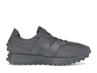 New Balance 327 Graues Carbonfaser-Logo