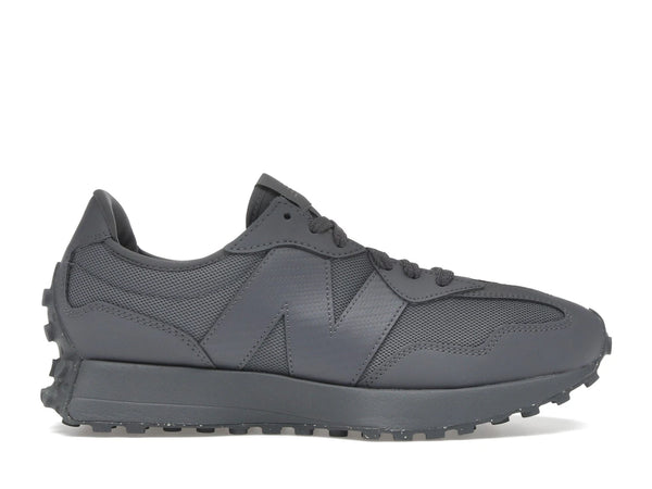 New Balance 327 Grey Carbon Fiber Logo