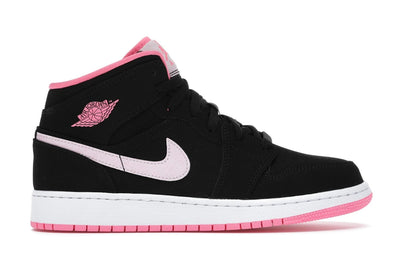 Jordan 1 Mid Black Digital Pink (GS)