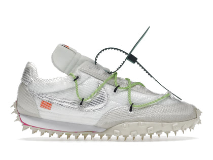 Nike Waffle Racer Off-White White (Women's) - authentic Nike sneakers