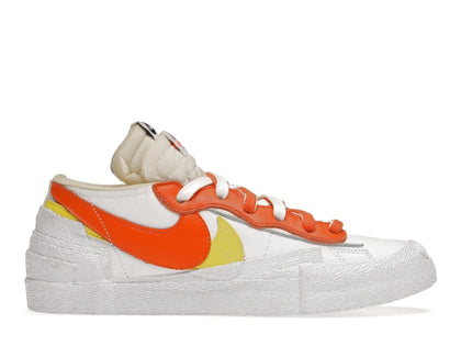 Nike Blazer Low sacai White Magma Orange - authentic Nike sneakers