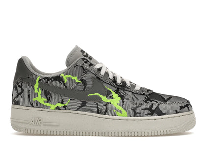 Nike Air Force 1 Low '07 LX Light Smoke Grey Camo Embroidery - authentic Nike sneakers