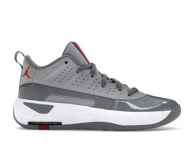 Jordan Max Aura 7 Wolf Grey Varsity Red