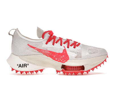 Nike Air Zoom Tempo Next% Flyknit Off White White Solar Red
