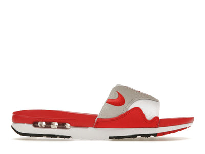 Nike Air Max 1 Slide White University Red