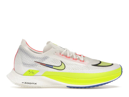 Nike ZoomX Streakfly Premium White Volt Racer Blue - authentic Nike sneakers