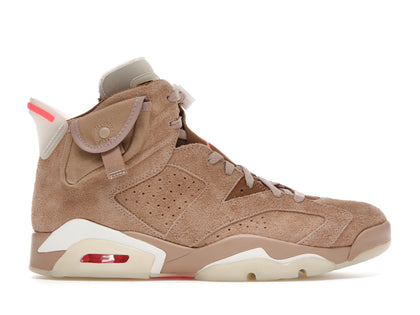 Jordan 6 Retro Travis Scott British Khaki - authentic Jordan sneakers