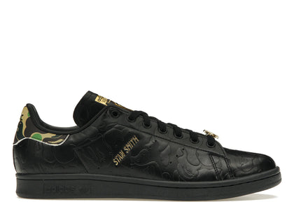 adidas Stan Smith Bape 30th Anniversary Black - authentic adidas sneakers