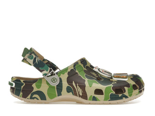 Crocs Classic Clog A Bathing Ape ABC Camo Green - authentic Crocs sneakers