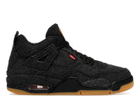 Jordan 4 Retro Levi's Black (GS) (Levi's Tag)