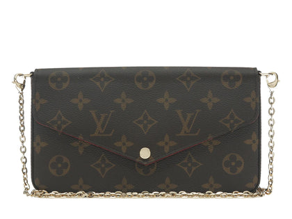Louis Vuitton Pochette Felicie Monogram (Without Accessories) Fuchsia Lining - authentic Louis Vuitton product