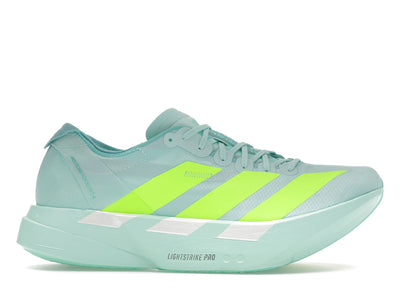 adidas Adizero Adios Pro 4 Semi Flash Aqua Lucid Lemon Mint Ton (Women's)