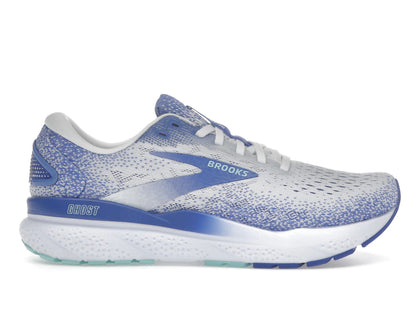 Brooks Ghost 16 White Amparo Blue Limpet Shell (Women's) - authentic Brooks sneakers