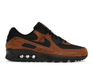Nike Air Max 90 Premium Light British Tan Velvet Brown - authentic Nike sneakers
