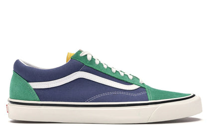 Vans Old Skool 36 DX Anaheim Factory Emerald Navy - authentic Vans sneakers