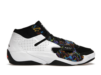 Jordan Zion 2 Noah White Black Multi-Color - authentic Jordan sneakers