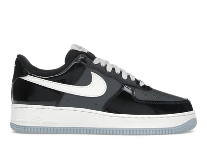 Nike Air Force 1 Low Black Iron Grey Patent - authentic Nike sneakers