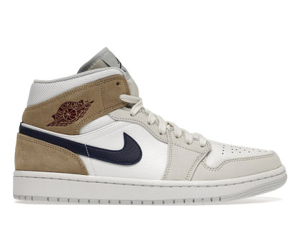 Jordan 1 Mid Tan Suede - authentic Jordan sneakers