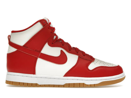 Nike Dunk High Sail Gym Red Gum (Women's) - authentic Nike sneakers