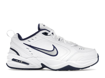 Nike Air Monarch Iv White/Midnight Navy/White/Metallic Silver