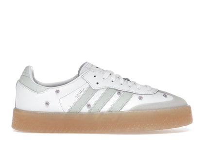 adidas Sambae Floral White Linen Green Gum (Women's) - authentic adidas sneakers
