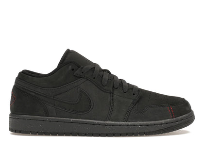 Jordan 1 Low SE Craft Dark Smoke Grey Varsity Red - authentic Jordan sneakers