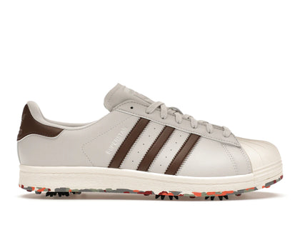 adidas Superstar Golf Grey Brown - authentic adidas sneakers