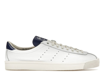 adidas Lacombe SPZL Core White Chalk White Collegiate Navy - authentic adidas sneakers