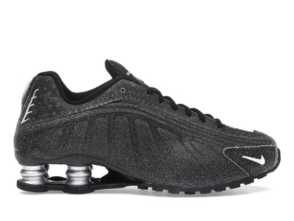 Nike Shox R4 Black Distressed Leather - authentic Nike sneakers